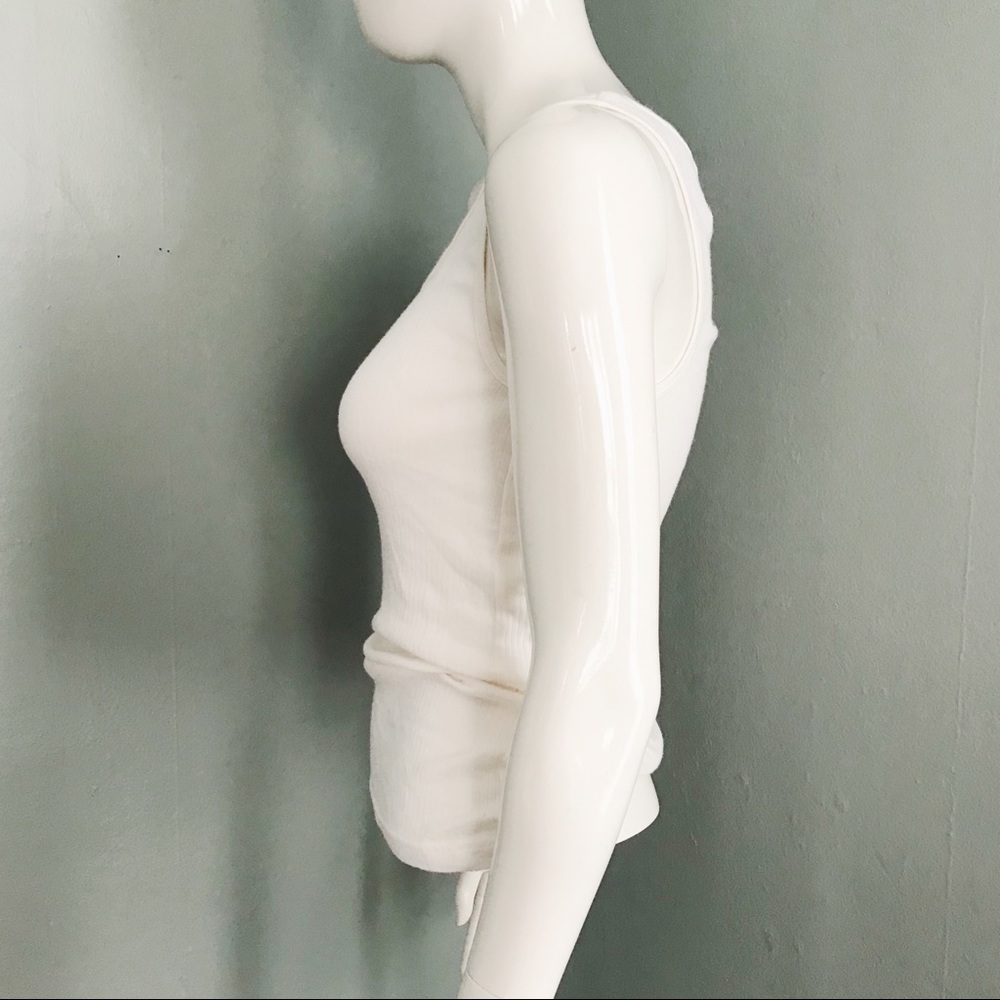 Y2K Ribbed Graphic Tank Top | Size S - Picture 5 of 8